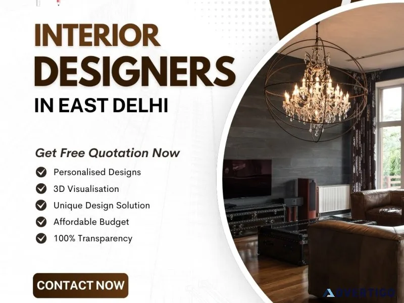 Affordable & creative interior designers in east delhi