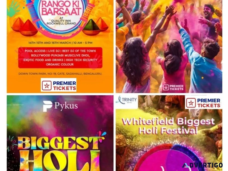 Which holi celebrations in bangalore are worth attending?