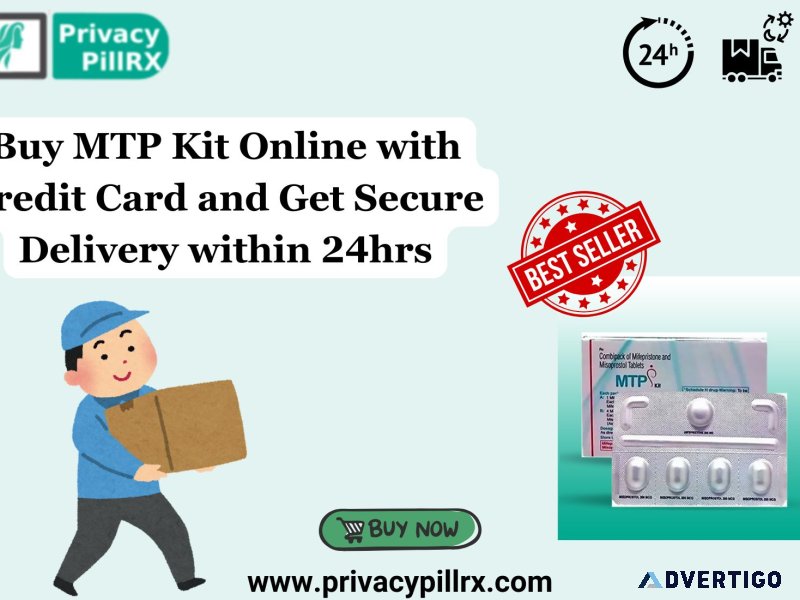 Buy mtp kit online with credit card and get secure delivery with