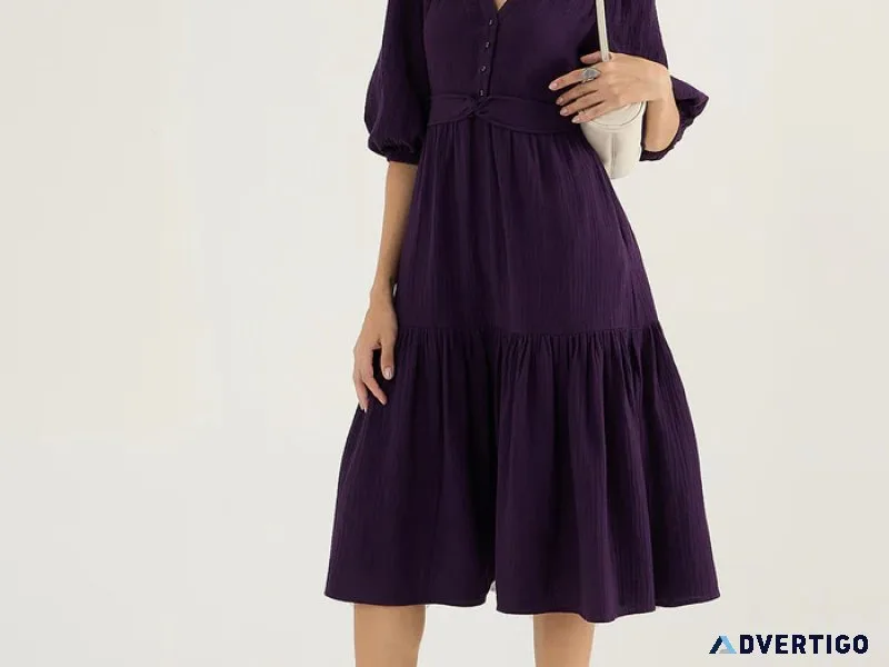 Midi dress for women