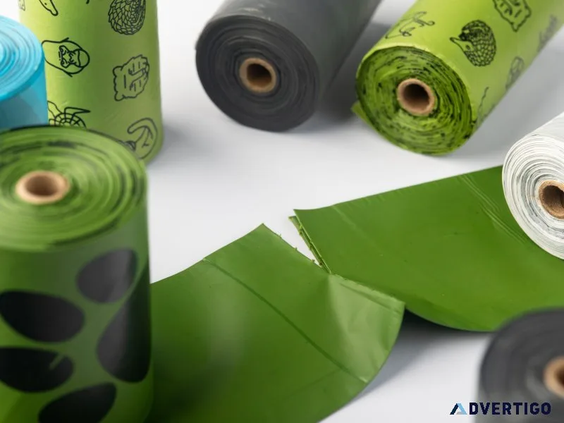 Compostable dog poop bags
