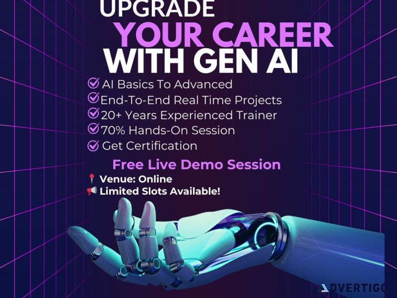 Master generative ai | enroll in the best gen ai course at genai