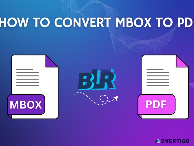 Move/convert mbox to pdf quickly with blr mbox converter tool