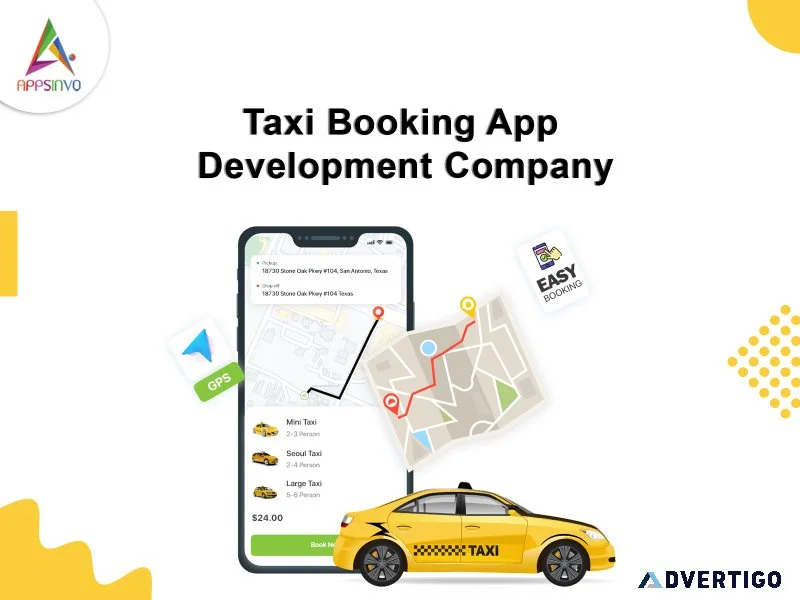 Appsinvo - on-demand taxi booking app development company