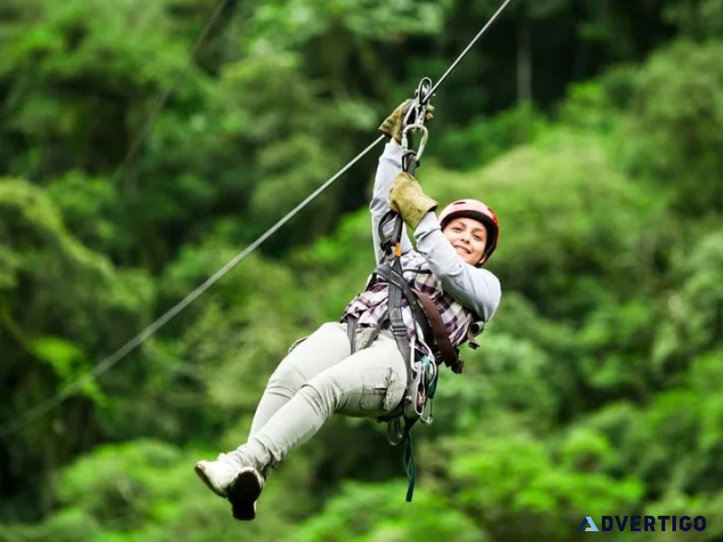Zip line in manali