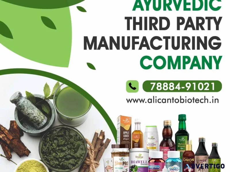 Best ayurvedic third party manufacturing company
