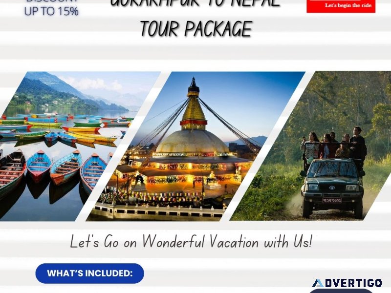 Gorakhpur to nepal tour package, nepal tour package from gorakhp