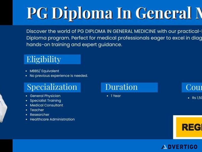 Pg diploma in general medicine with medical global academy