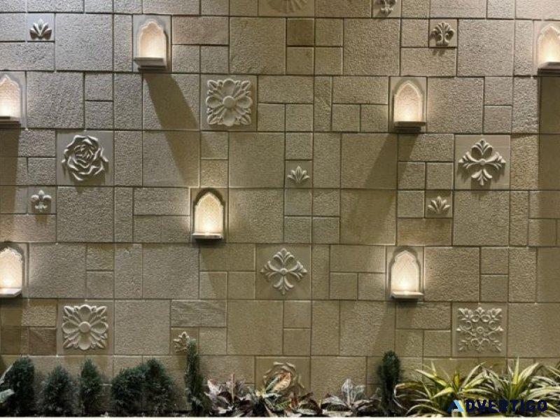 Natural stone wall cladding