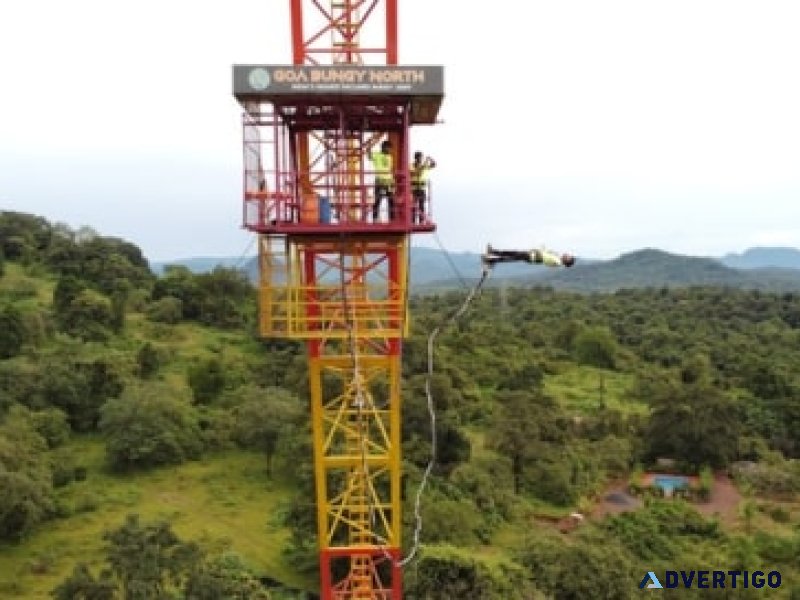 Bungee jumping in goa