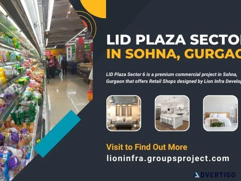 Lid plaza sector 6 sohna gurugram | retail shops