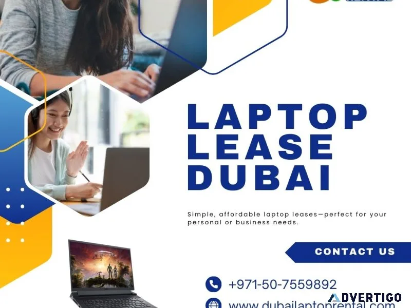 Short-term or long-term business laptop lease in dubai