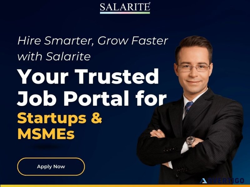 Hire smarter, grow faster with salarite – your trusted job porta
