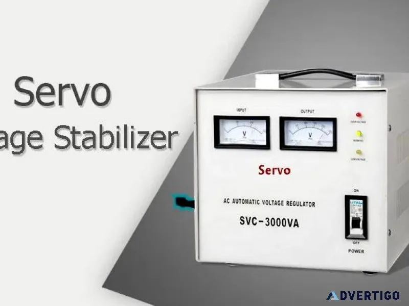 Safeguard your machine and equipment with our servo voltage stab
