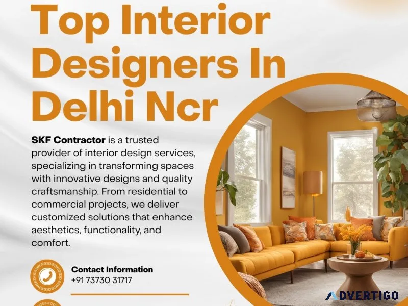 Luxury & modern interior designers in delhi ncr