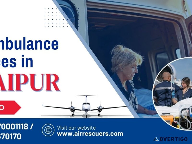 Air ambulance services in udaipur