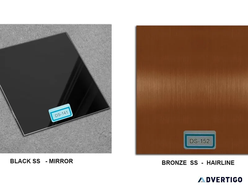 Stainless steel pvd coated sheet