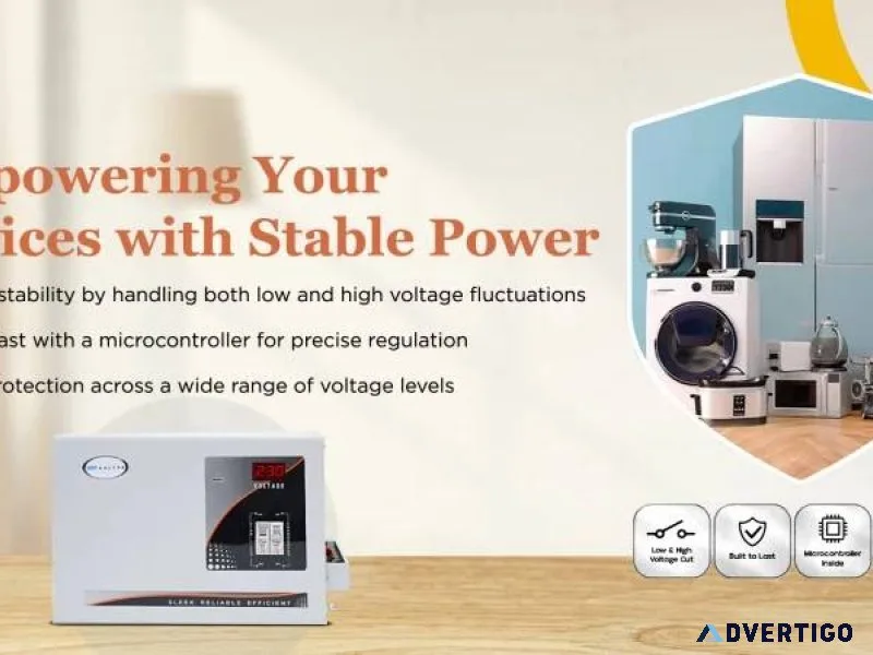 Top 10 servo voltage stabilizer for home appliances in india