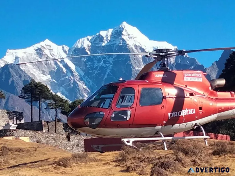 Luxury everest base camp trek with helicopter return