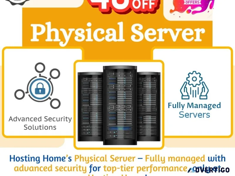 Hosting home’s physical servers: built for high traffic