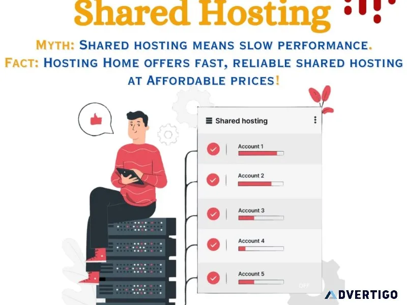 Get affordable shared hosting from hosting home at just ₹55