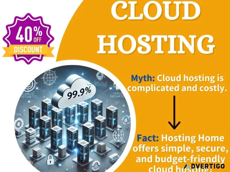 Secure and scalable cloud hosting from hosting home