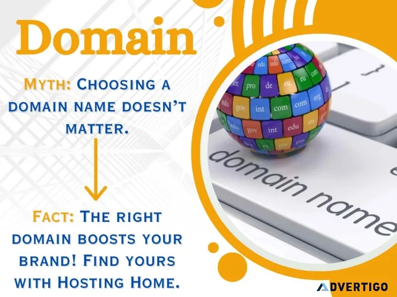 Get your perfect domain name with hosting home
