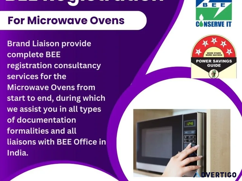 Obtain bee certificate for microwave ovens now: follow the quick