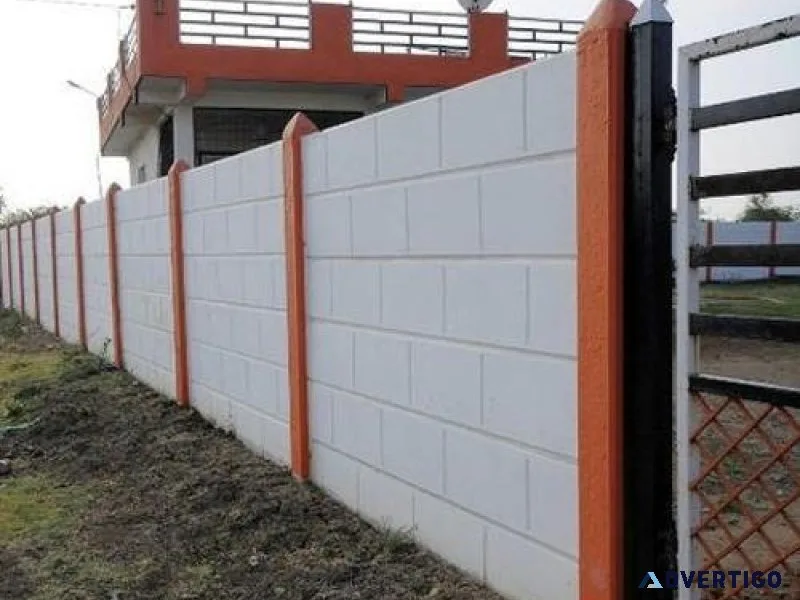 Secure your property with a strong rcc folding compound wall