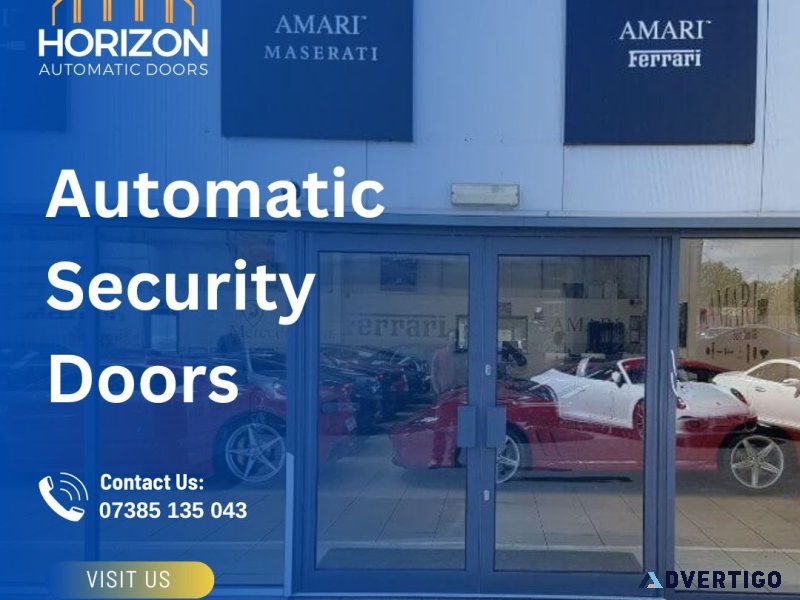 Enhance safety with automatic security doors