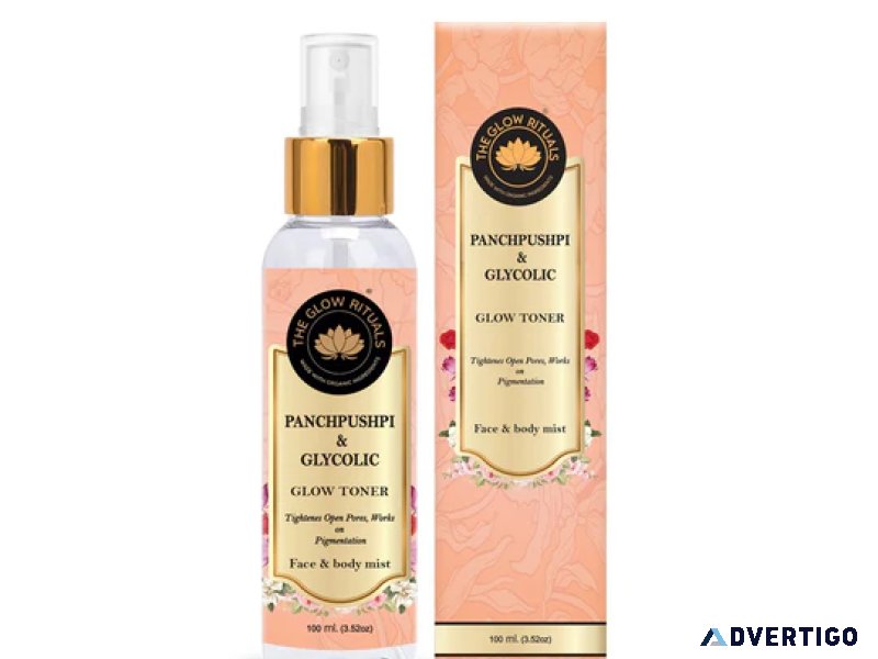 Revitalizing facial toner for glowing skin