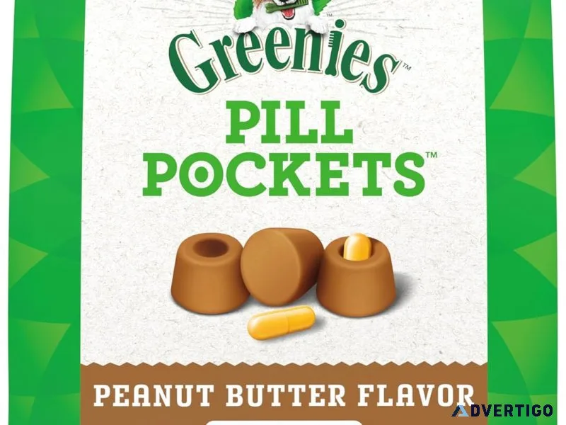Greenies pill pockets large size soft dog treats for capsules