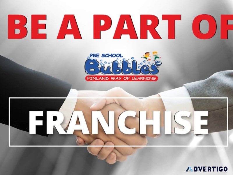 Best preschool franchise business in india | bubbles playway