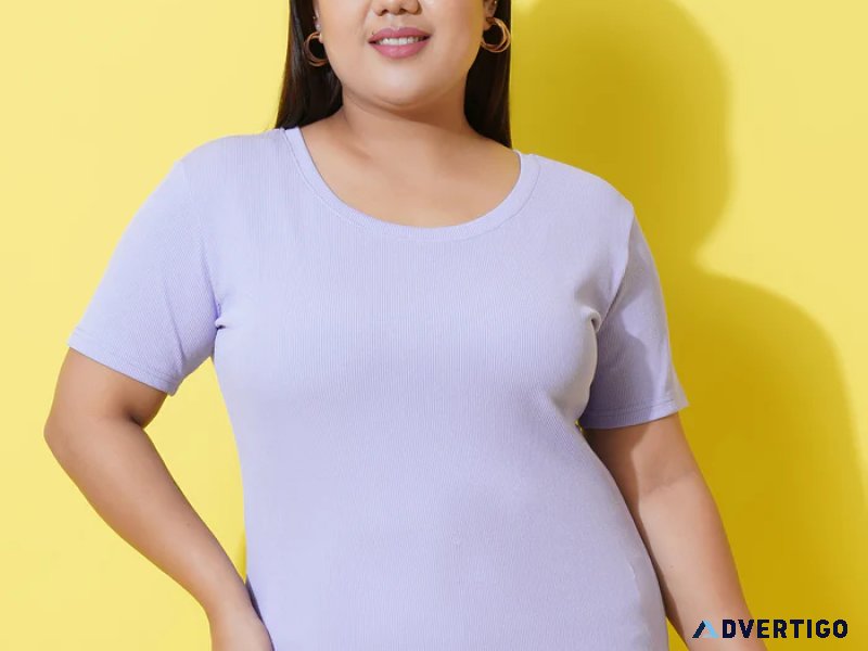 Trendy plus size t-shirts for women
