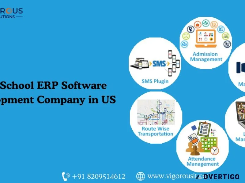 Best school erp software development company in us