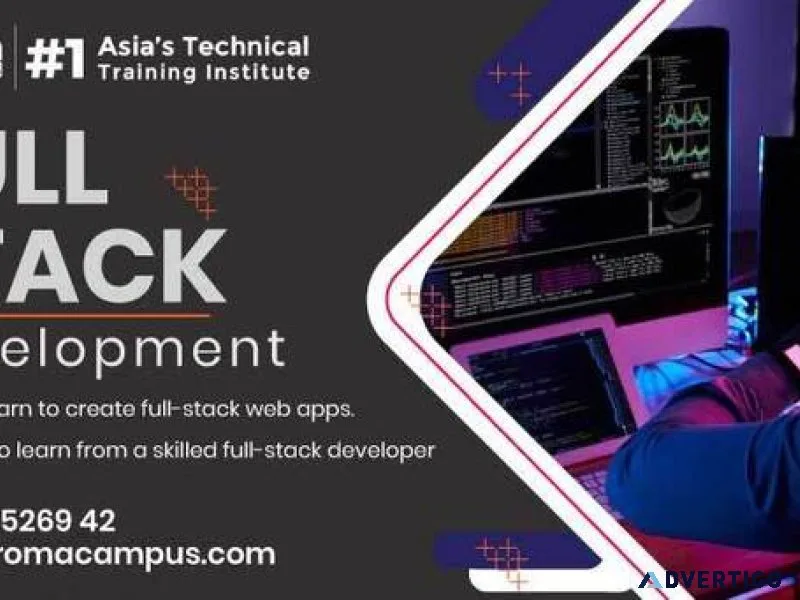 Full stack developer course online – master front-end & back-end