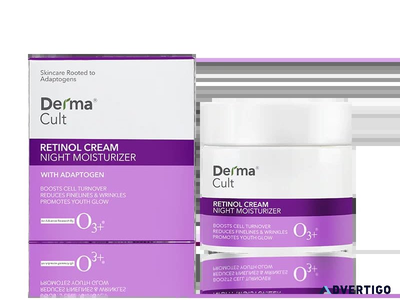 Shop best retinol night cream – hydrate & reduce wrinkles