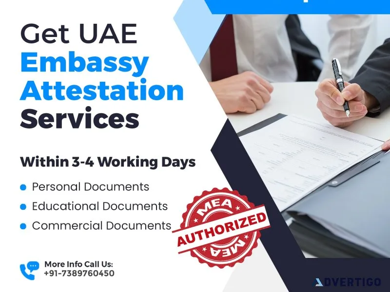 Looking for uae embassy attestation in bhopal?