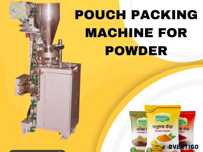 Pouch packing machine spgp 1000 for powder