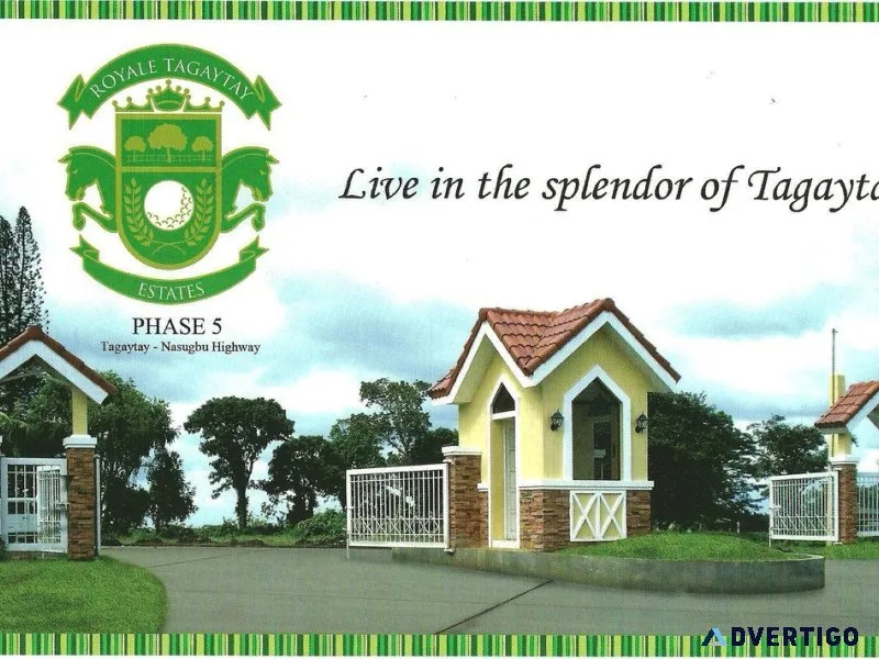 Tagaytay royale estate alfonso metro tagaytay