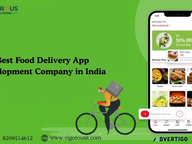Best food delivery app development company in india