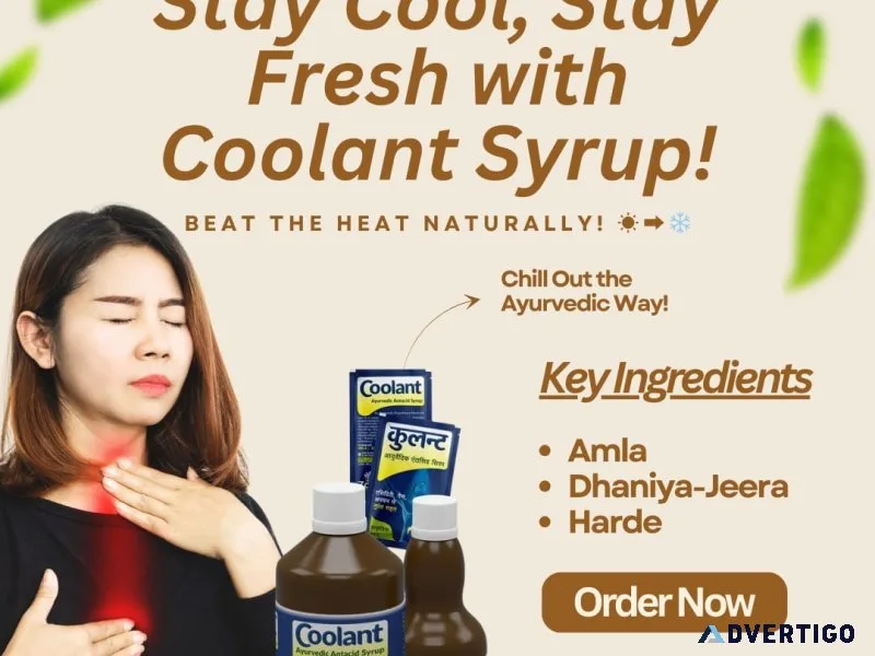 Beat the summer heat naturally with ayurvedic coolant syrup