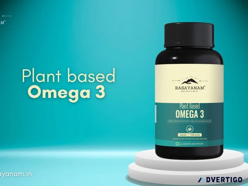 100% natural, plant-based omega-3 supplement