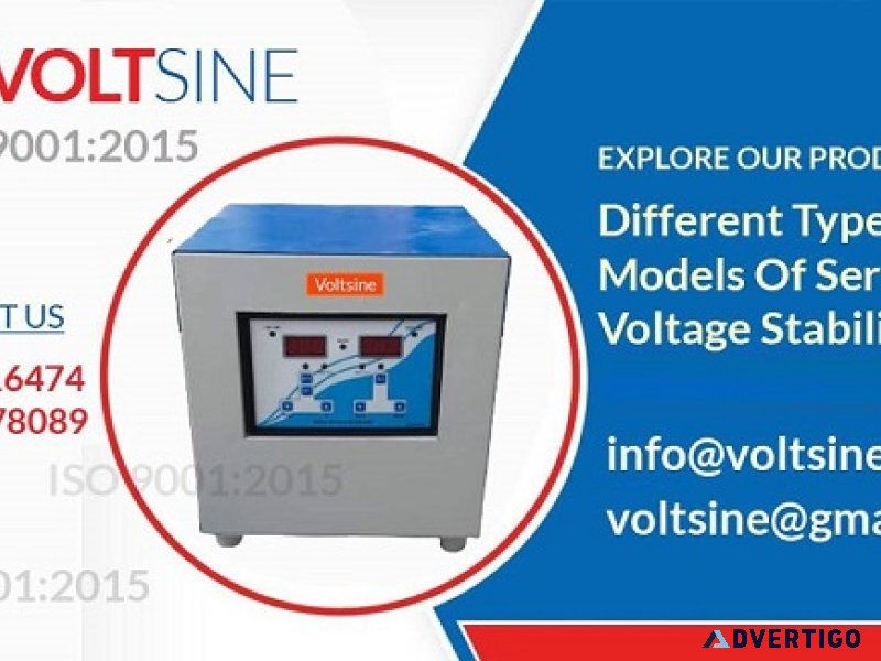 How do servo voltage stabilizers ensure smooth medical services?
