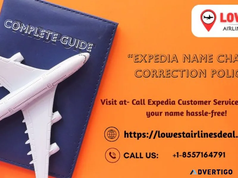 Expedia name change correction policy