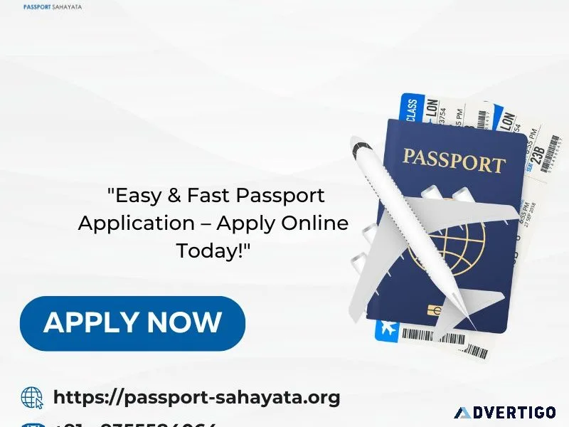 Easy & fast passport application – apply online today