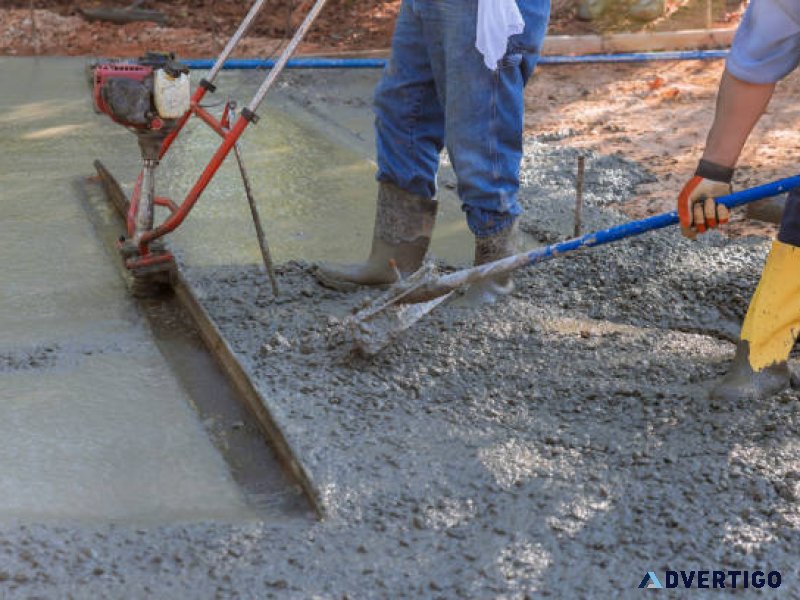 Concrete finishing business