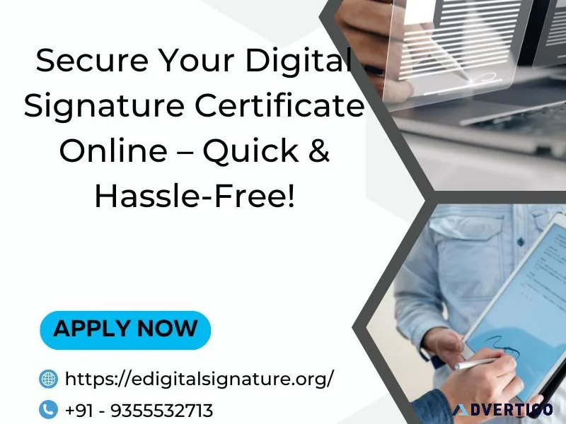Secure your digital signature certificate online – quick & hass