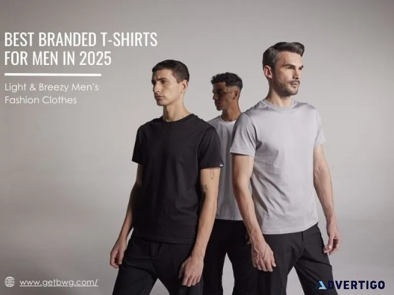 Best branded t-shirts for men in 2025