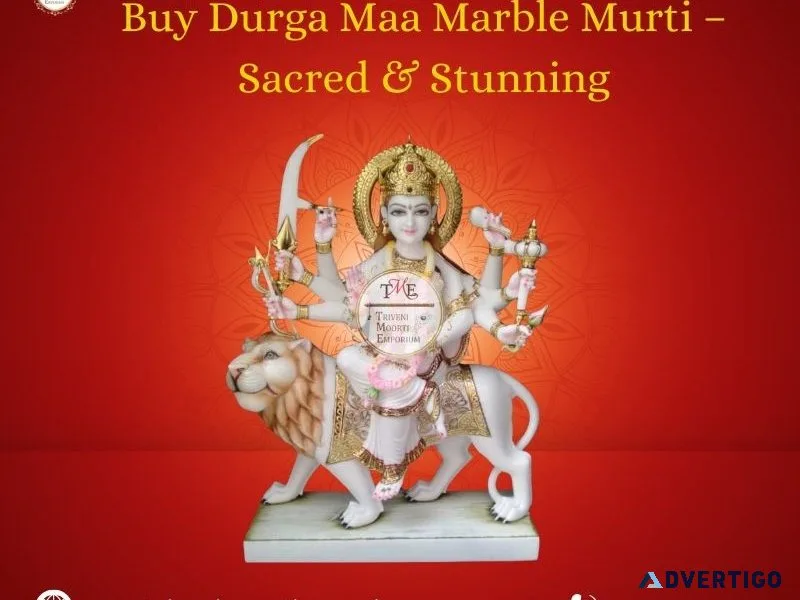 Buy durga maa marble murti – sacred & stunning
